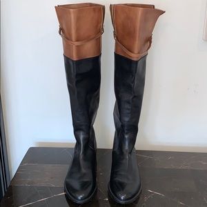 Stuart Weitzman Upbeat 2-tone Riding Boot